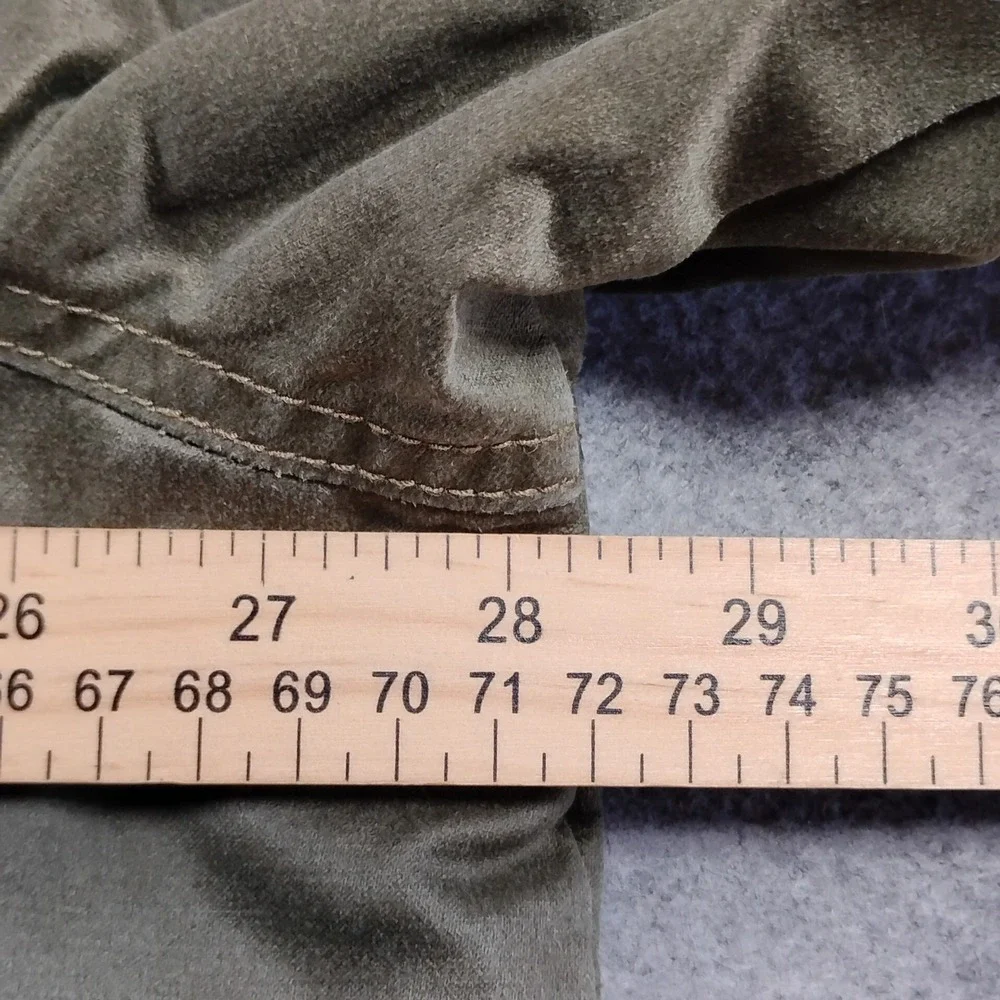 Abercrombie & Fitch Mens XL Olive Green‎ Corduroy Collar Barn Jacket 144-414